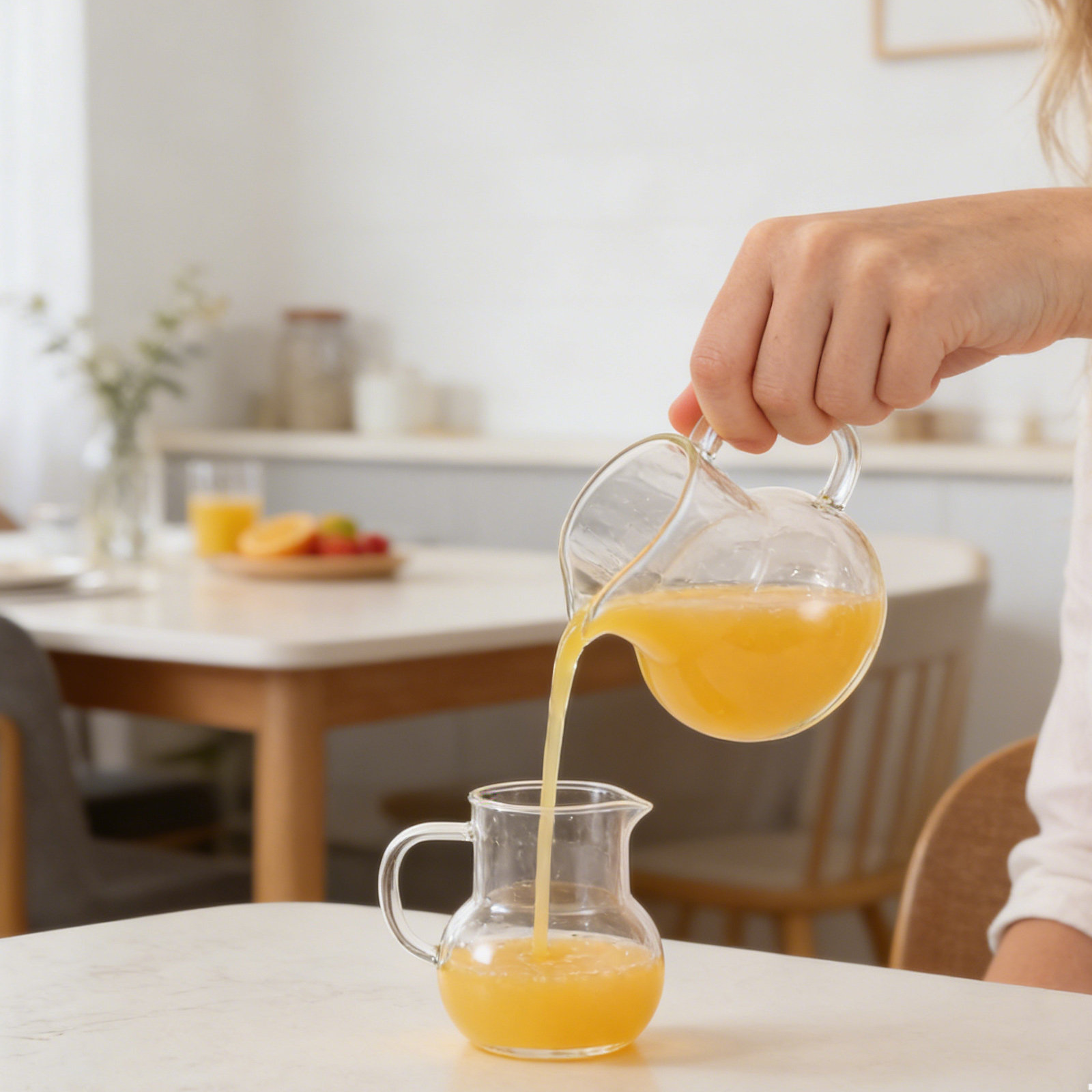 إبريق زجاجي سعة 6.8 أونصة (200 - مراجعة Pour Spout Pitcher وسعره