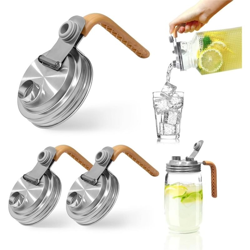 أغطية ABXF-3 ثلاثية القطع مع ف - مراجعة Pour Spout Pitcher وسعره
