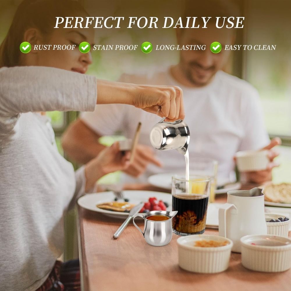 إبريق رغوة الحليب من الفولاذ ا - مراجعة Pour Spout Pitcher وسعره